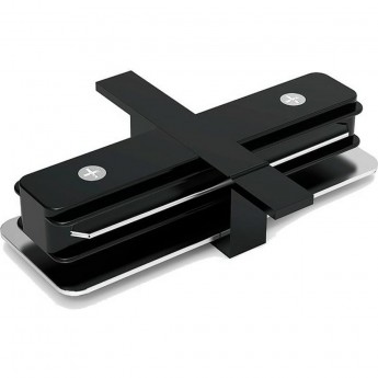 Коннектор GAUSS для встраиваемых трековых шинопроводов прямой (I) черный