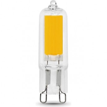 Лампа GAUSS BLACK LED G9 AC220-240V 5.5W 4100K GLASS