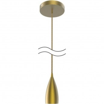 Светильник подвесной GAUSS DECOR PL032 бронзовый E27, 1 м, 1/40